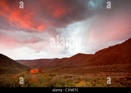 Südafrika, Western Cape Montagu, Simonskloof Mountain Retreat. Stockfoto