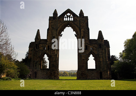 Gisborough Priory in Markt Stadt Guisborough, North Yorkshire, England, Großbritannien Stockfoto