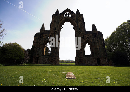 Gisborough Priory in Markt Stadt Guisborough, North Yorkshire, England, Großbritannien Stockfoto