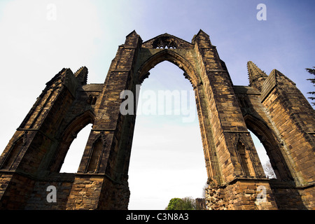 Gisborough Priory in Markt Stadt Guisborough, North Yorkshire, England, Großbritannien Stockfoto