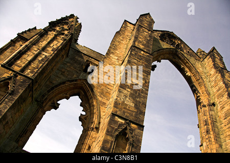 Gisborough Priory in Markt Stadt Guisborough, North Yorkshire, England, Großbritannien Stockfoto