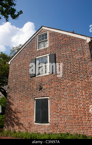 Virginia, Norfolk. Historischen Moses Myers House Museum, 323 E. Freimaurer St. c. 1792. Stockfoto