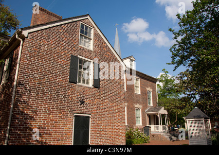 Virginia, Norfolk. Historischen Moses Myers House Museum, 323 E. Freimaurer St. c. 1792. Stockfoto