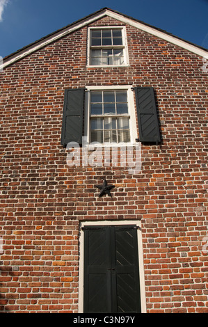 Virginia, Norfolk. Historischen Moses Myers House Museum, 323 E. Freimaurer St. c. 1792. Stockfoto