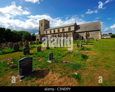 Pfarrkirche St. Catherines in Norfolk Village von Ludham. Stockfoto