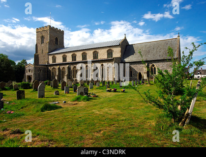 Pfarrkirche St. Catherines in Norfolk Village von Ludham Stockfoto