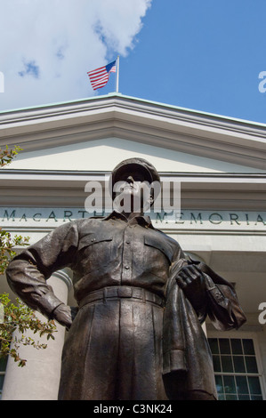Virginia, Norfolk. Macarthur Square, General Douglas MacArthur Memorial. Stockfoto