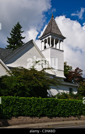 Eagle Harbor Congregational Church, 105 Winslow Way West. Bainbridge Island, Seattle, Washington Stockfoto