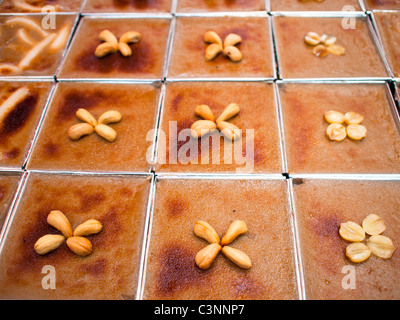 Thai Pudding Dessert - Khanom Mor Gaeng Stockfoto