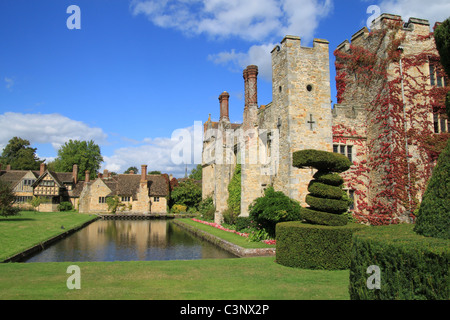 Ein schöner Sommertag im Hever Castle, Edenbridge, Kent. Stockfoto
