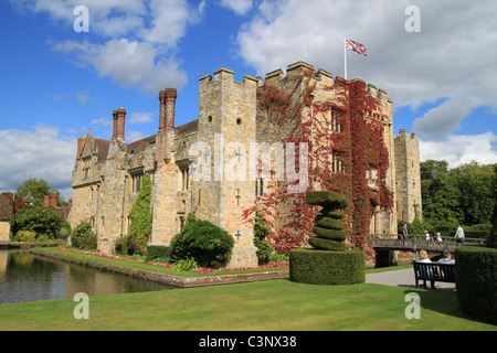 Ein schöner Sommertag im Hever Castle, Edenbridge, Kent. Stockfoto