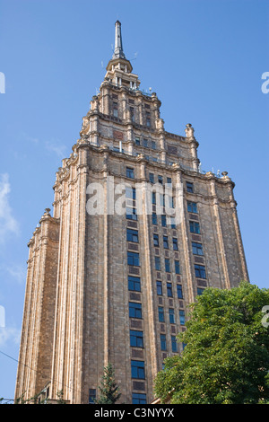 Lettische Akademie der Wissenschaften, Latvijas Zinatnu Akademija. Riga. Lettland Stockfoto