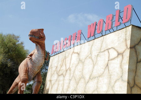 Florida, Hillsborough County, Plant City, Dinosaur World, lebensgroß, Tyrannosaurus Rex, FL110307011 Stockfoto