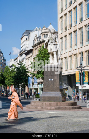 Denkmal für Antoon Van Dyck. Meir. Antwerpen. Belgien. Stockfoto