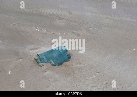 Deutschland, Schleswig-Holstein, Amrum, gestrandet waren am Strand Stockfoto