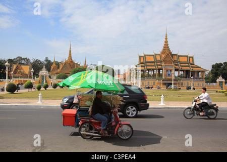 Königlicher Palast, Phnom Penh, Kambodscha Stockfoto