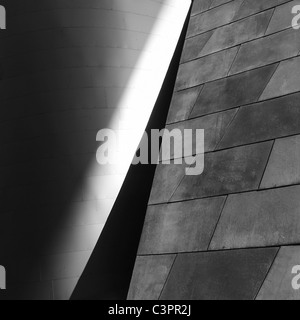 Kanadische Städte, architektonische Details der Art Gallery of Alberta, Edmonton Alberta, Kanada. Stockfoto