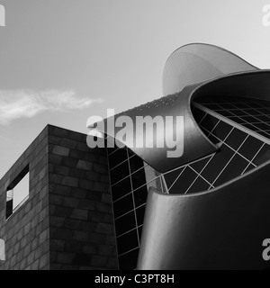 Kanadische Städte, architektonische Details der Art Gallery of Alberta, Edmonton Alberta, Kanada. Stockfoto