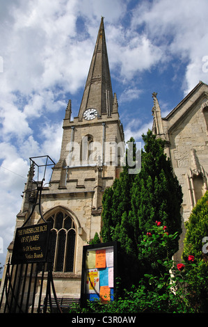 Die Pfarrei Kirche von St. James, Church Street, Trowbridge, Wiltshire, England, Vereinigtes Königreich Stockfoto