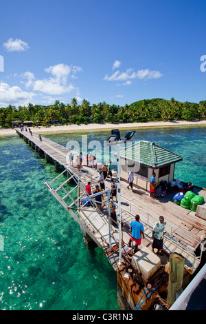 Mana Island Resort, Mamanucas, Fidschi Stockfoto