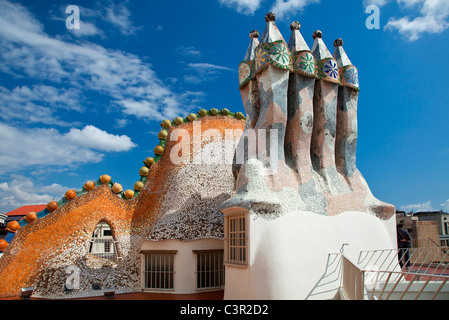 Barcelona, Casa Battlo Stockfoto