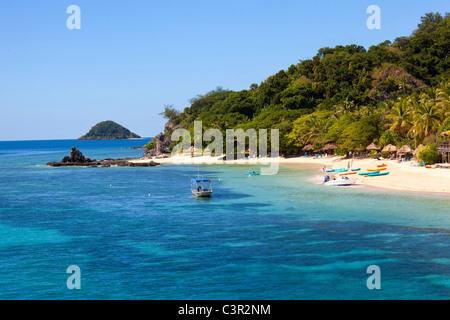 Castaway Island Resort, Mamanucas, Fidschi, Strand Qalito Island Stockfoto