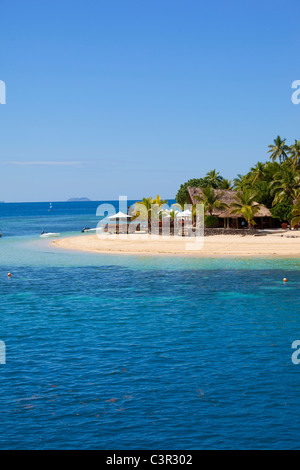 Castaway Island Resort, Mamanucas, Fidschi, Strand Qalito Island Stockfoto