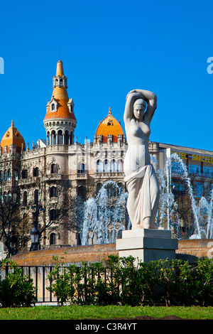 Barcelona, Placa de Catalunya Stockfoto