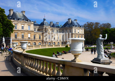 Palais du Luxembourg, der Sitz des französischen Senats. Paris. Frankreich. Stockfoto