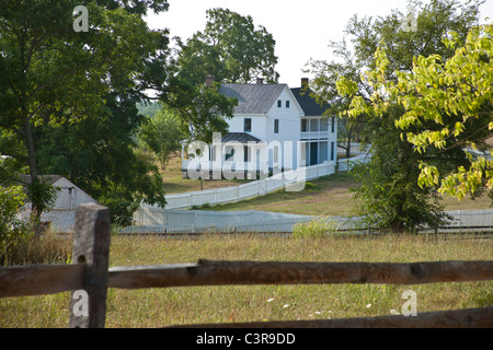 Die Arbeitsgruppe Joseph poffenberger Farm, Antietam National Battlefield. Auch mit erweiterten Himmel zur Verfügung. Stockfoto