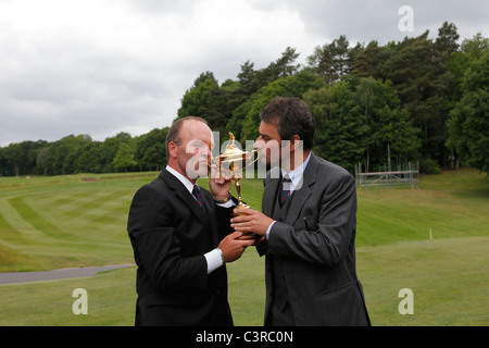 Frankreich wird als der Wirt Nation für den RYDER CUP 2018 bei Paris National Golf Club im Herbst 2018 gespielt werden angekündigt. Stockfoto