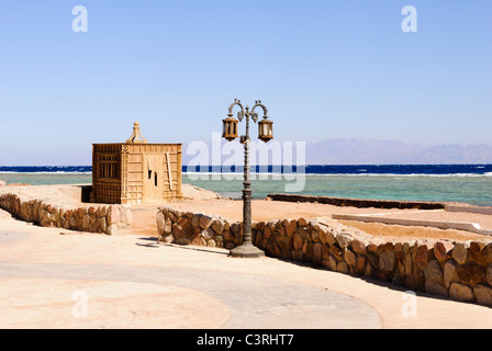 Promenade - Dahab, Sinai-Halbinsel, Ägypten Stockfoto