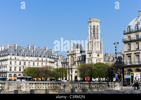 Die Kirche von Saint-Germain Auxerrois, Place du Louvre, Paris, Frankreich Stockfoto