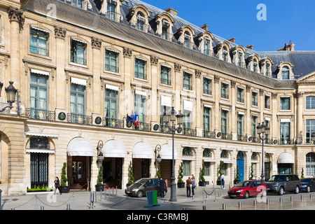 Hotel Ritz, Place Vendome, Paris, Frankreich Stockfoto