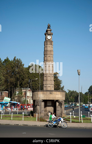 Arat Kilo, Meyazia 27 Square, Addis Ababa, Äthiopien Stockfoto