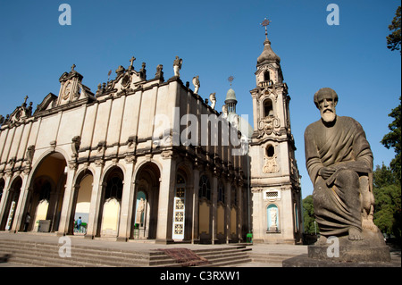 Kathedrale von Kiddist Selassie (Heilige Dreifaltigkeit), Addis Abeba, Äthiopien Stockfoto