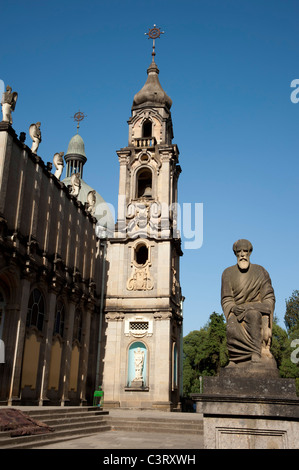 Kathedrale von Kiddist Selassie (Heilige Dreifaltigkeit), Addis Abeba, Äthiopien Stockfoto