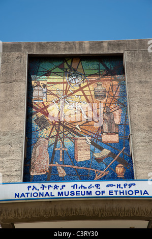 Nationalmuseum von Äthiopien, Addis Abeba, Äthiopien Stockfoto