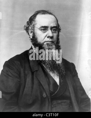 EDWIN STANTON (1814-1869) US-Anwalt, der Kriegsminister während des amerikanischen Bürgerkrieges war Stockfoto