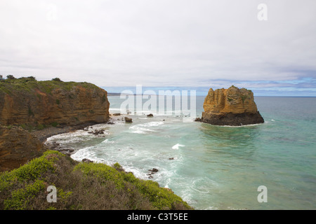 Leuchtturm entnommen in Aireys Inlet fantastischen Ausblicke entlang der Great Ocean Road Stockfoto