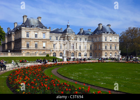 Palais du Luxembourg, der Sitz des französischen Senats. Paris, Frankreich. Stockfoto