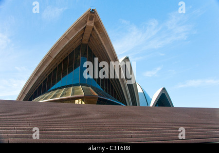 SYDNEY, Australien 17. AUGUST: Blick auf das Opernhaus berühmtesten Theater der Stadt, 17. August 2010 in Sydney Stockfoto