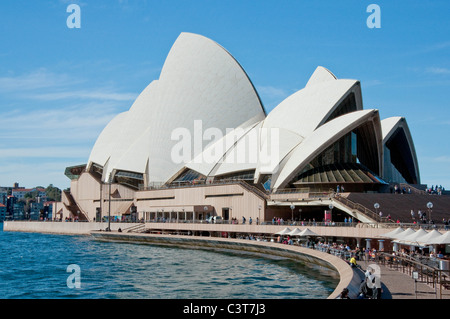 SYDNEY, Australien 17. AUGUST: Blick auf das Opernhaus berühmtesten Theater der Stadt, 17. August 2010 in Sydney Stockfoto