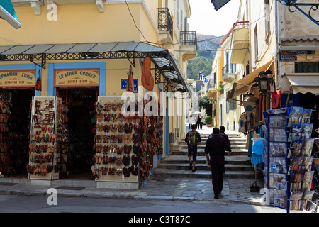 Griechenland Athen Plaka Adrianou street Stockfoto