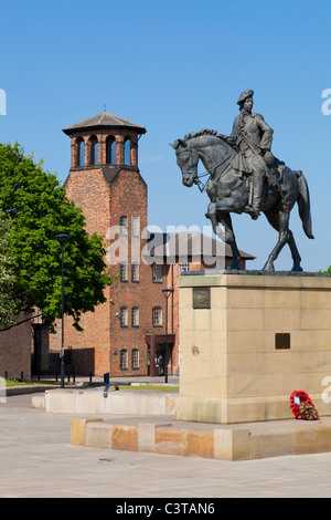 Derby Seidenmühle die alte Seidenmühle, jetzt Derby-Industriemuseum Derby City Centre Derbyshire England GB UK Europe Stockfoto