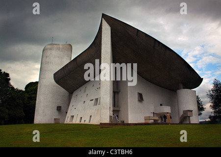 Le Corbusier Kapelle Notre Dame du Haut Ronchamp Stockfoto