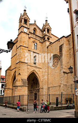 Kirche San Vicente gotische San Sebastian Spanien Baskenland Stockfoto