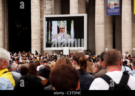 Rom, Italien - 1st. Mai 2011 - Seligsprechung von johannes paul II. Im vatikan Stockfoto