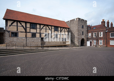 Tudor Händler Halle in Altstadt, Southampton, Hampshire, England, UK Stockfoto