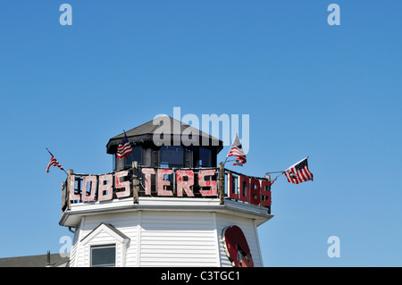 Exterieur der Fisch-Hütte bei der Gestaltung eines Leuchtturms auf Cape Cod. USA Stockfoto